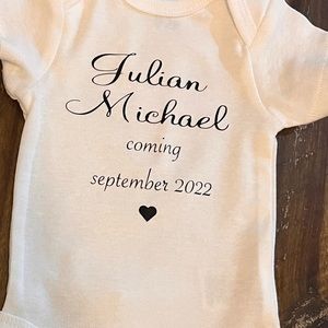 Custom onesies NEWBORN